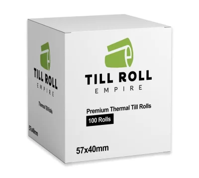 57 x 40 x 12.7 Core Thermal Rolls (100 Rolls/Box)