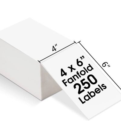 4x6 Fanfold Labels – Best 250 Zebra-Compatible Labels